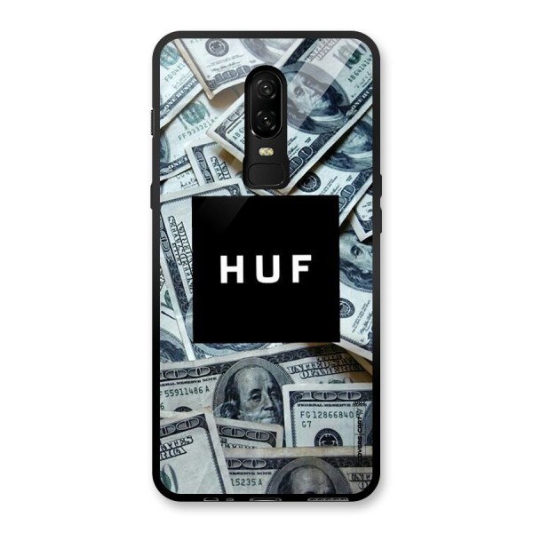 Money Life Glass Back Case for OnePlus 6