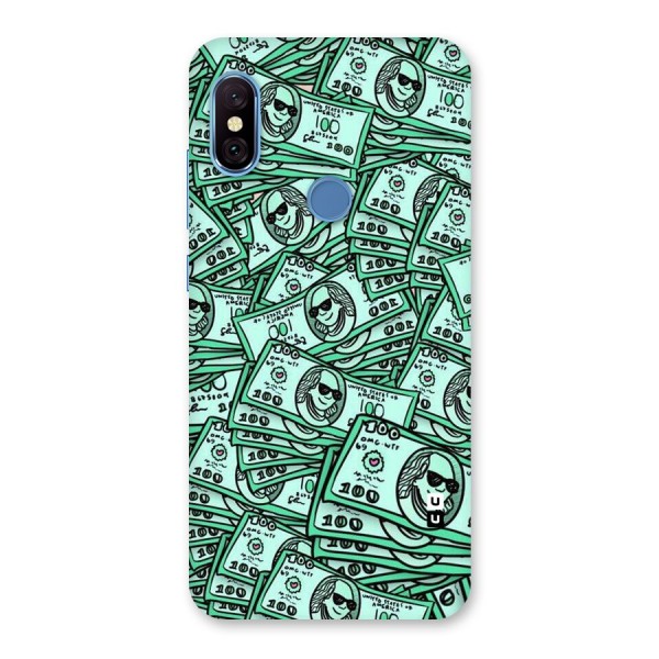 Money Swag Back Case for Redmi Note 6 Pro