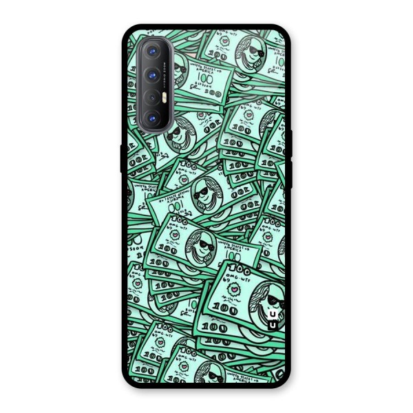 Money Swag Glass Back Case for Oppo Reno3 Pro