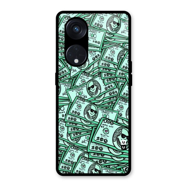 Money Swag Glass Back Case for Reno8 T 5G