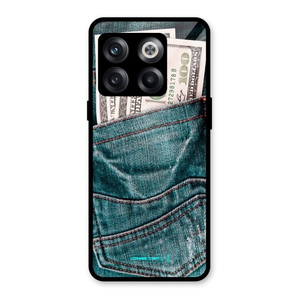 Money in Jeans Glass Back Case for OnePlus 10T