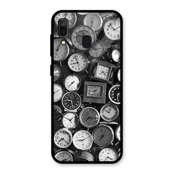 Monochrome Collection Glass Back Case for Galaxy A30