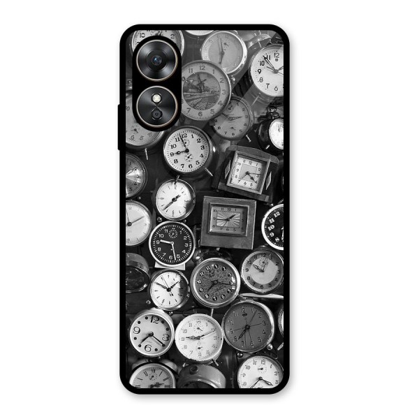 Monochrome Collection Glass Back Case for Oppo A17