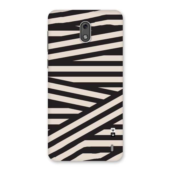 Monochrome Lines Back Case for Nokia 2