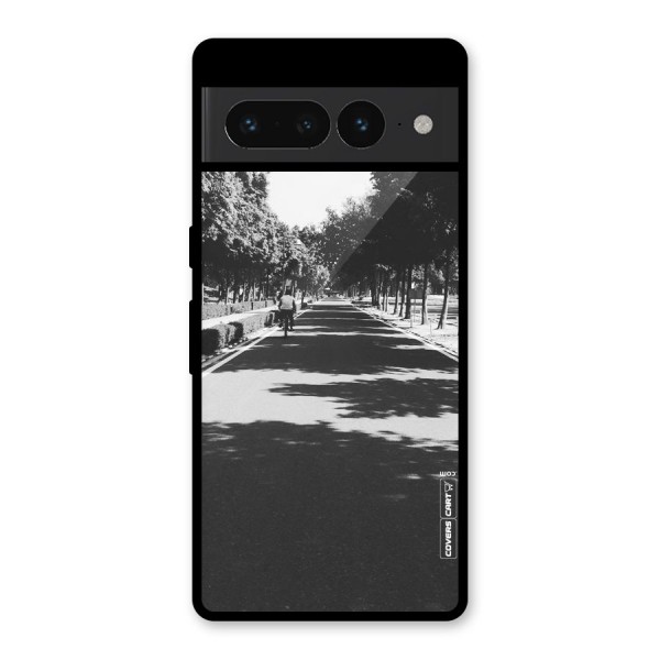 Monochrome Path Glass Back Case for Google Pixel 7 Pro