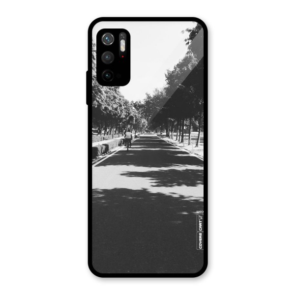 Monochrome Path Glass Back Case for Poco M3 Pro 5G