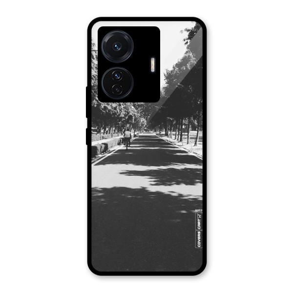 Monochrome Path Glass Back Case for Vivo iQOO Z6 Pro