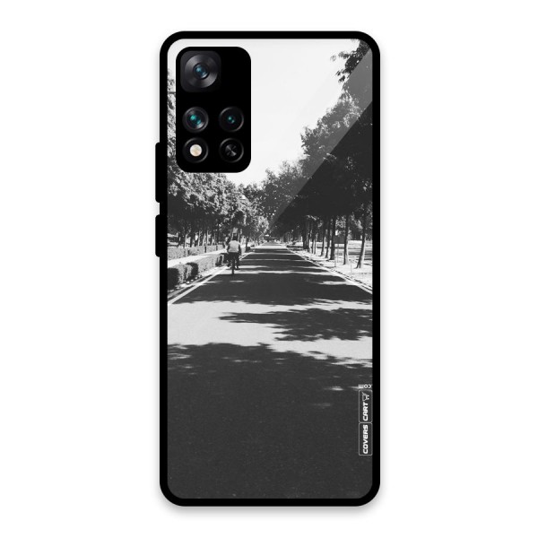 Monochrome Path Glass Back Case for Xiaomi 11i HyperCharge 5G