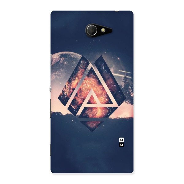 Moon Abstract Back Case for Sony Xperia M2