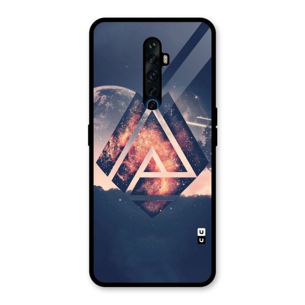 Moon Abstract Glass Back Case for Oppo Reno2 Z