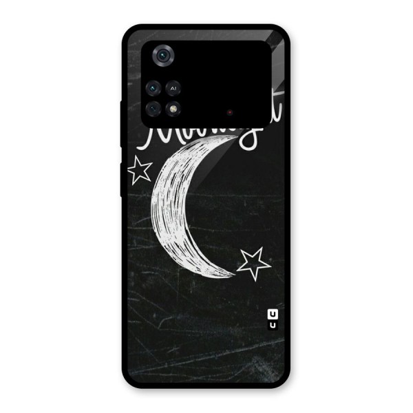 Moon Light Glass Back Case for Poco M4 Pro 4G