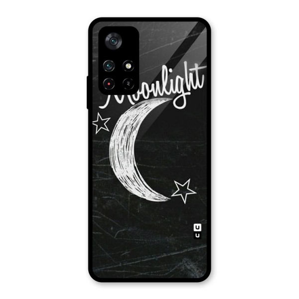 Moon Light Glass Back Case for Poco M4 Pro 5G