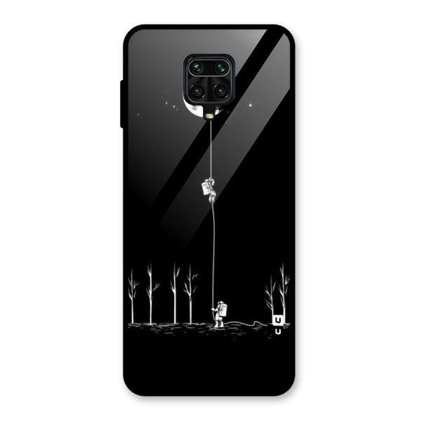 Moon Man Glass Back Case for Poco M2 Pro