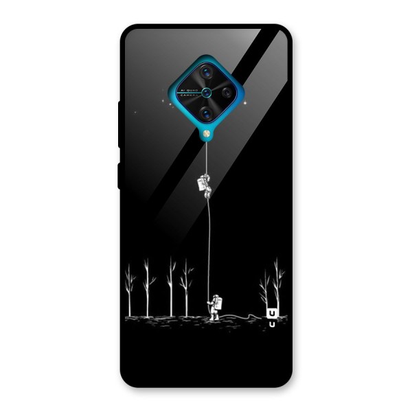 Moon Man Glass Back Case for Vivo S1 Pro