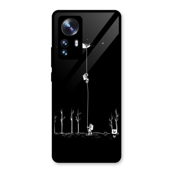 Moon Man Glass Back Case for Xiaomi 12 Pro