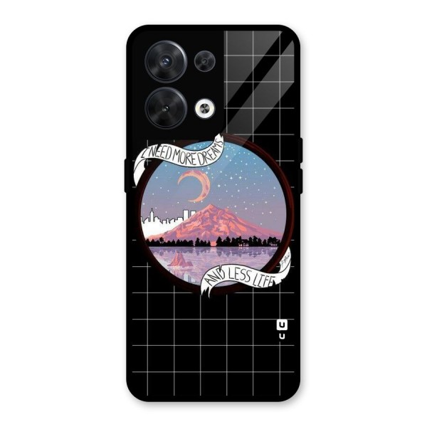 More Dreams Glass Back Case for Oppo Reno8 5G