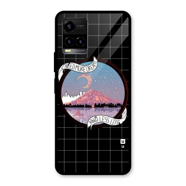 More Dreams Glass Back Case for Vivo Y21 2021