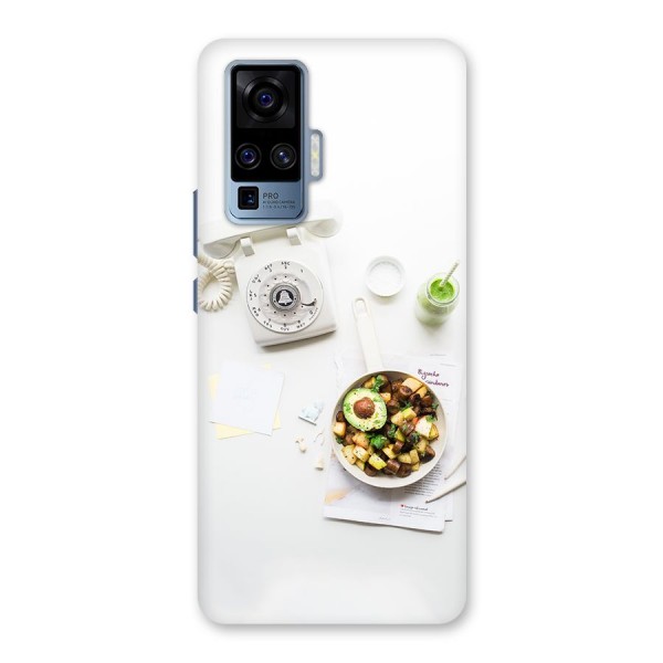 Morning Breakfast Back Case for Vivo X50 Pro