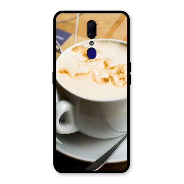 Morning Coffee Glass Back Case for Oppo F11