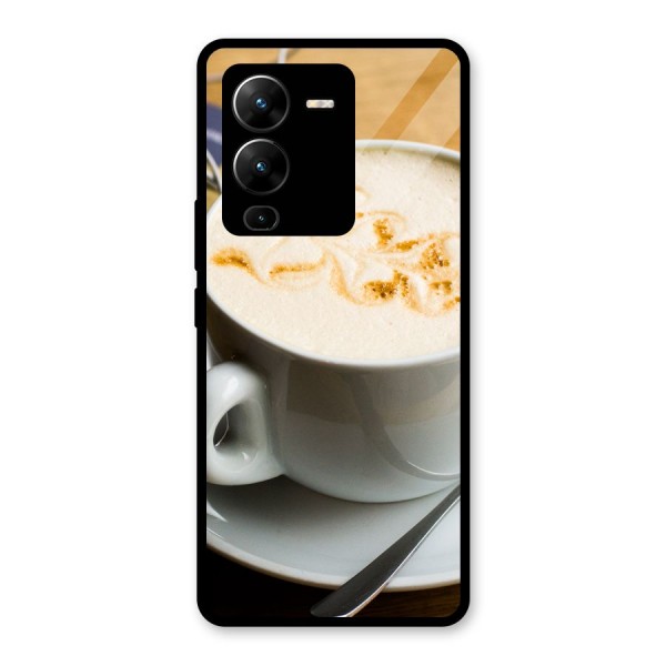 Morning Coffee Glass Back Case for Vivo V25 Pro