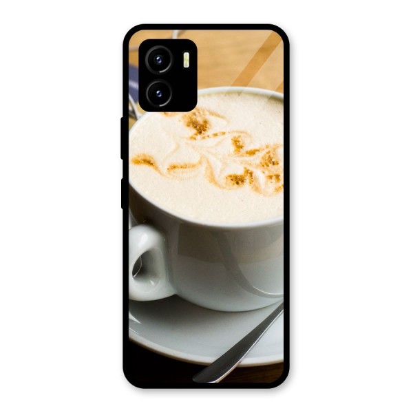 Morning Coffee Glass Back Case for Vivo Y15s