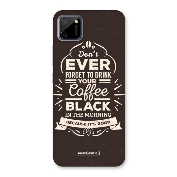 Morning Coffee Love Back Case for Realme C11