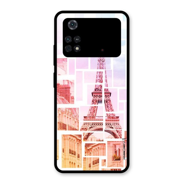 Mosiac City Glass Back Case for Poco M4 Pro 4G