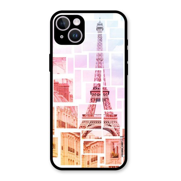 Mosiac City Glass Back Case for iPhone 14 Plus