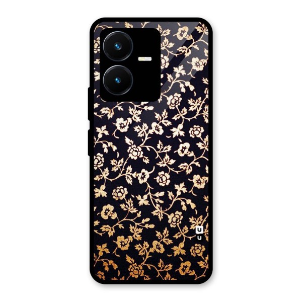 Most Beautiful Floral Glass Back Case for Vivo Y22