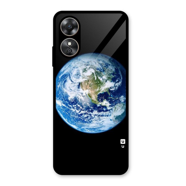 Mother Earth Glass Back Case for Oppo A17