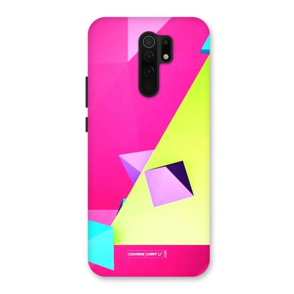 Motion Triangles Back Case for Redmi 9 Prime