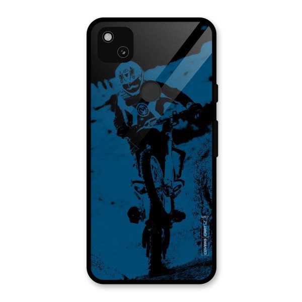 Moto Combat Glass Back Case for Google Pixel 4a