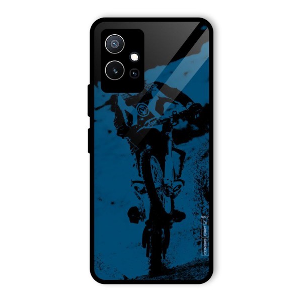 Moto Combat Glass Back Case for Vivo Y75 5G