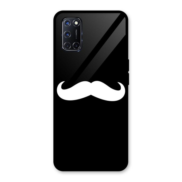 Moustache Love Glass Back Case for Oppo A52