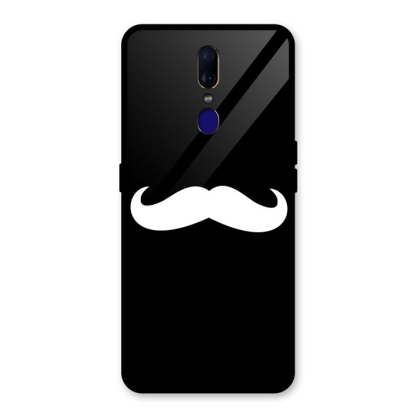 Moustache Love Glass Back Case for Oppo F11