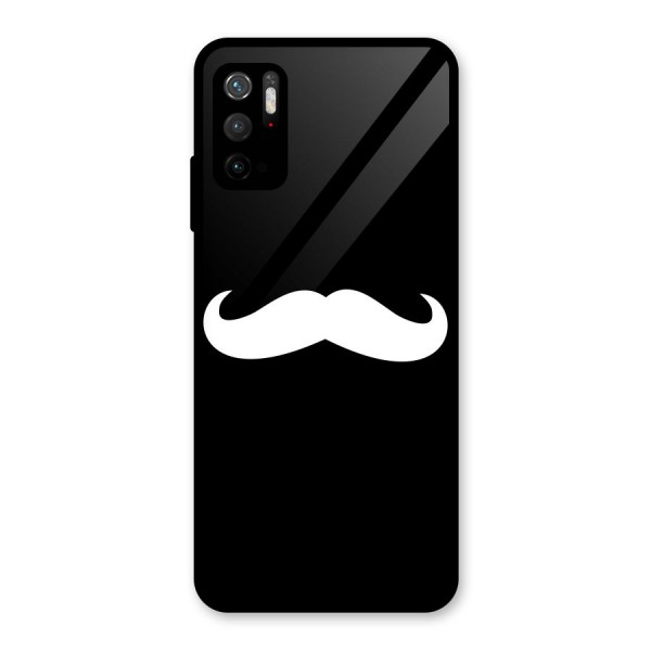 Moustache Love Glass Back Case for Poco M3 Pro 5G