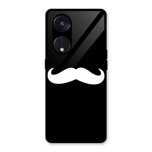 Moustache Love Glass Back Case for Reno8 T 5G