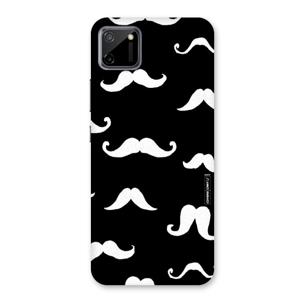 Moustache Pattern (White) Back Case for Realme C11