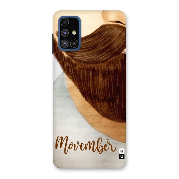 Movember Moustache Back Case for Galaxy M51