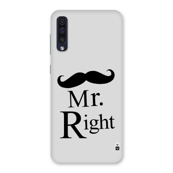 Mr. Right. Back Case for Galaxy A50