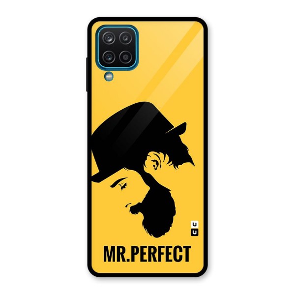 Mr Perfect Glass Back Case for Galaxy A12