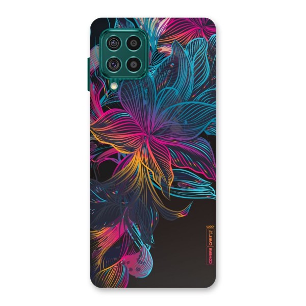 Multi-Colour Flowers Back Case for Galaxy F62