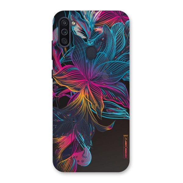 Multi-Colour Flowers Back Case for Galaxy M11