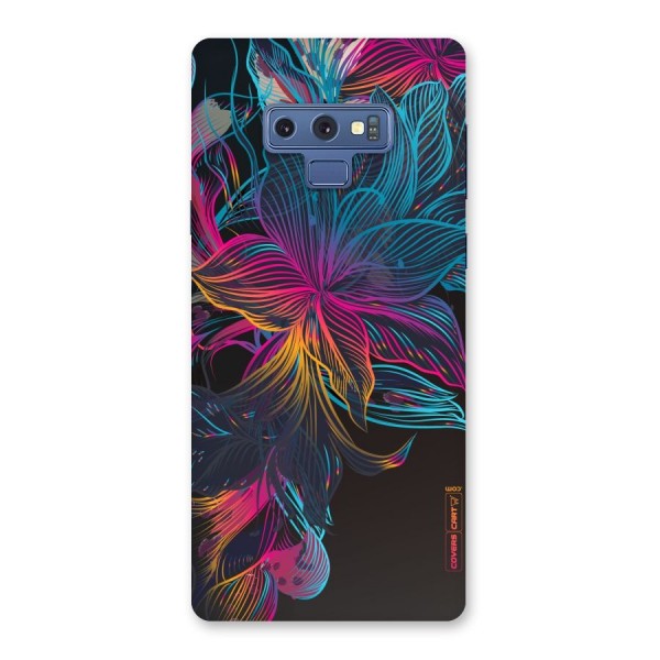 Multi-Colour Flowers Back Case for Galaxy Note 9