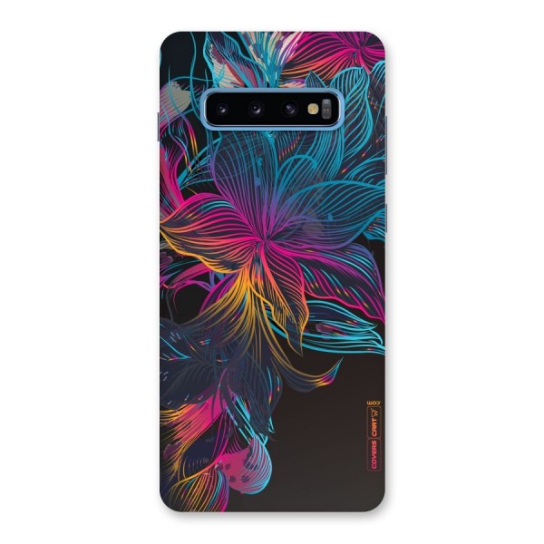 Multi-Colour Flowers Back Case for Galaxy S10 Plus