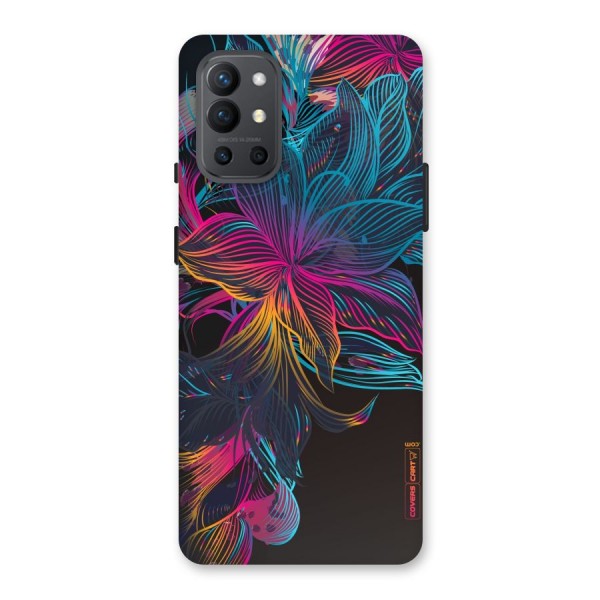 Multi-Colour Flowers Back Case for OnePlus 9R