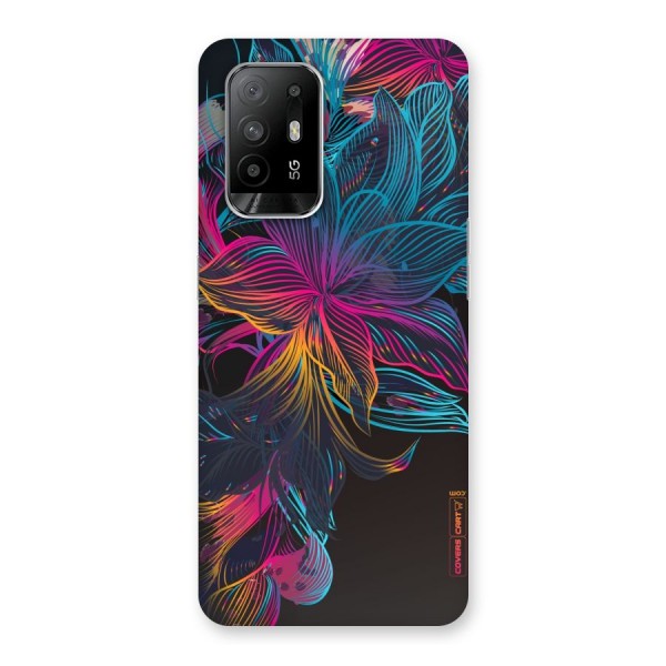 Multi-Colour Flowers Back Case for Oppo F19 Pro Plus 5G