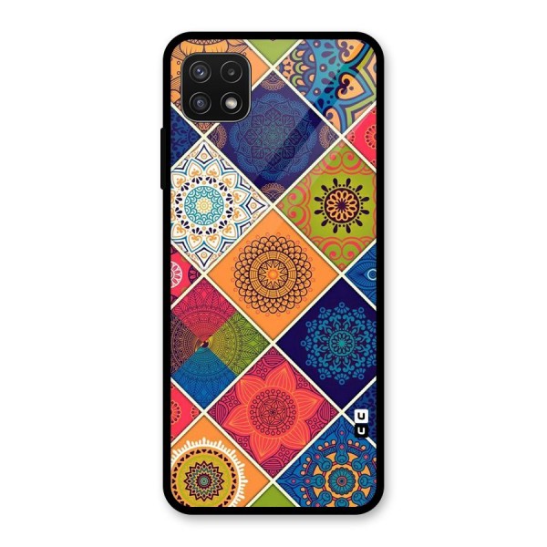 Multi Designs Glass Back Case for Galaxy A22 5G