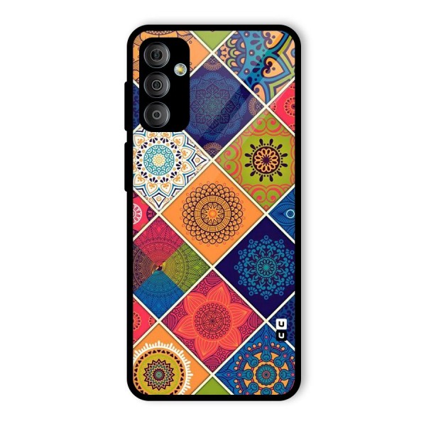 Multi Designs Glass Back Case for Galaxy F23