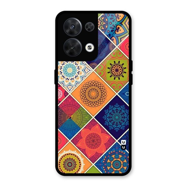 Multi Designs Glass Back Case for Oppo Reno8 5G